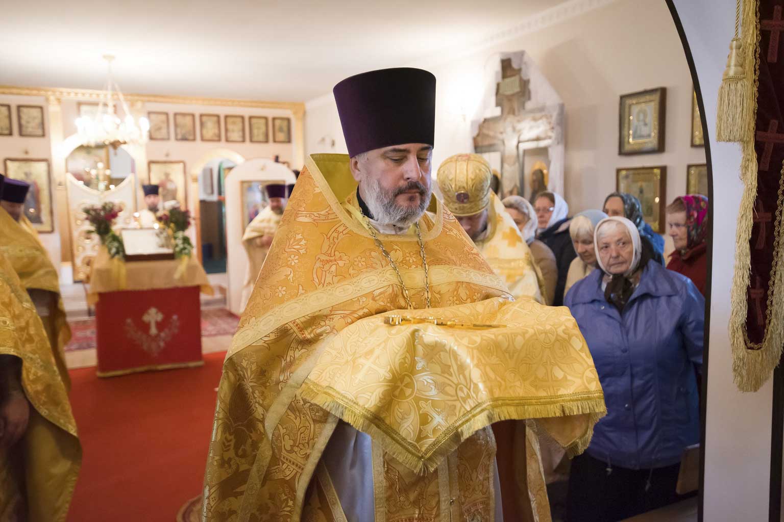 Божественная литургия в день памяти свт. Феодосия Черниговского –  Гомельская Епархия