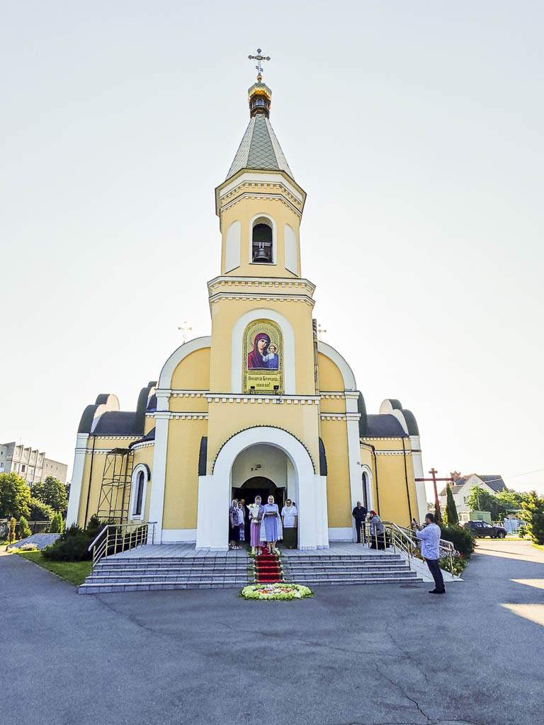 Божественная литургия в храме Казанской иконы Божией Матери в аг.  Мичуринская – Гомельская Епархия