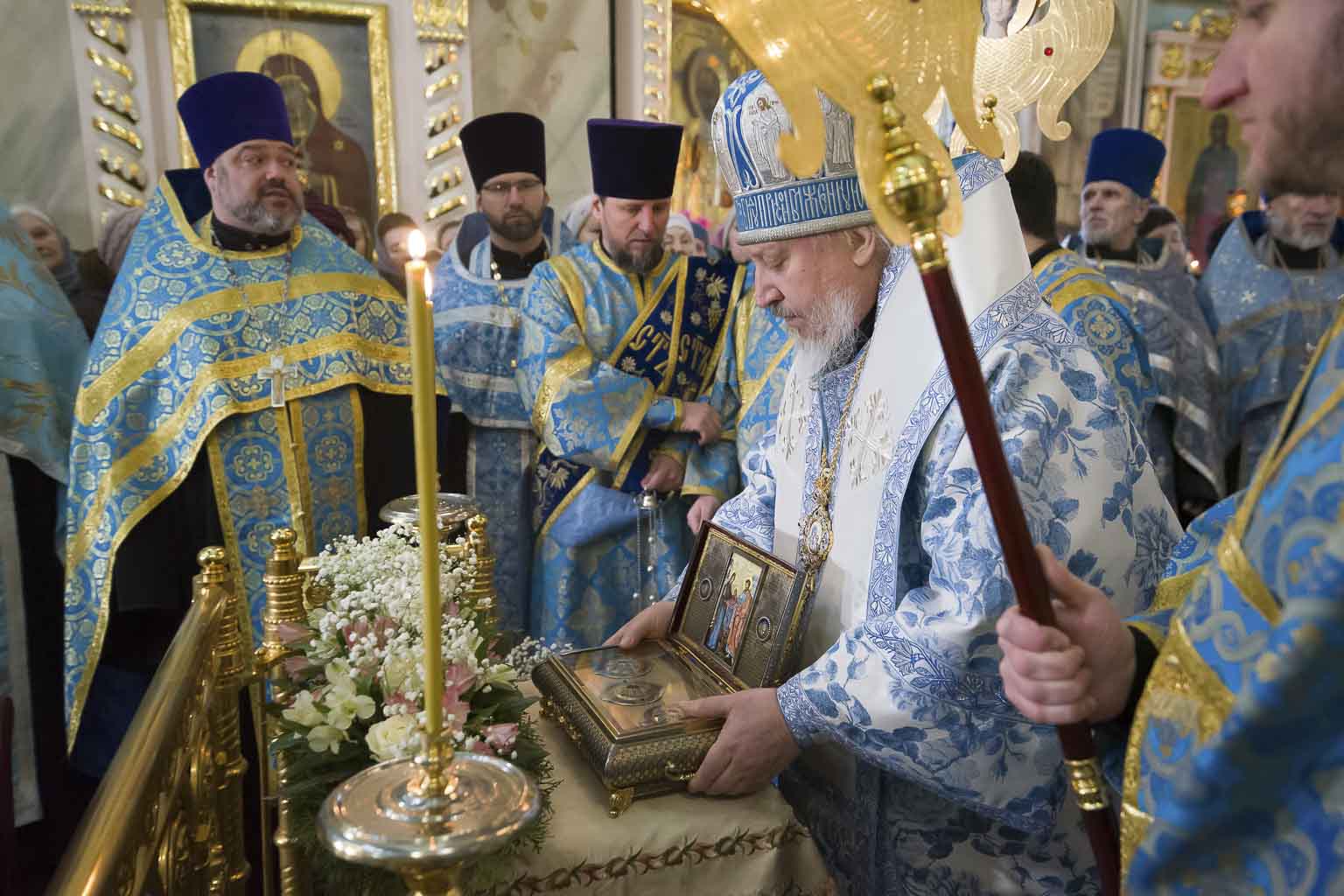 В Гомеле встретили ковчег с частицей Пояса Пресвятой Богородицы –  Гомельская Епархия